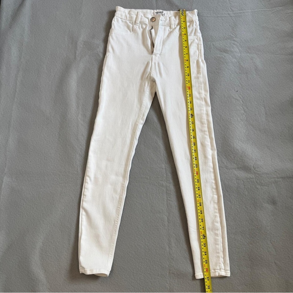 Pull&Bear White Chinos Slim Fit | Size 6 - Picture 5 of 7